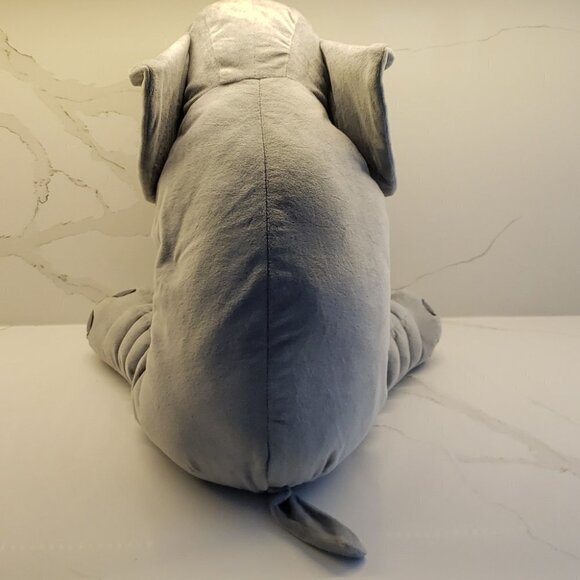 Missing Tag Elephant Gray Stuffed  Animal Pillow Jumbo Big Plush Toy 24" - Picture 5 of 8
